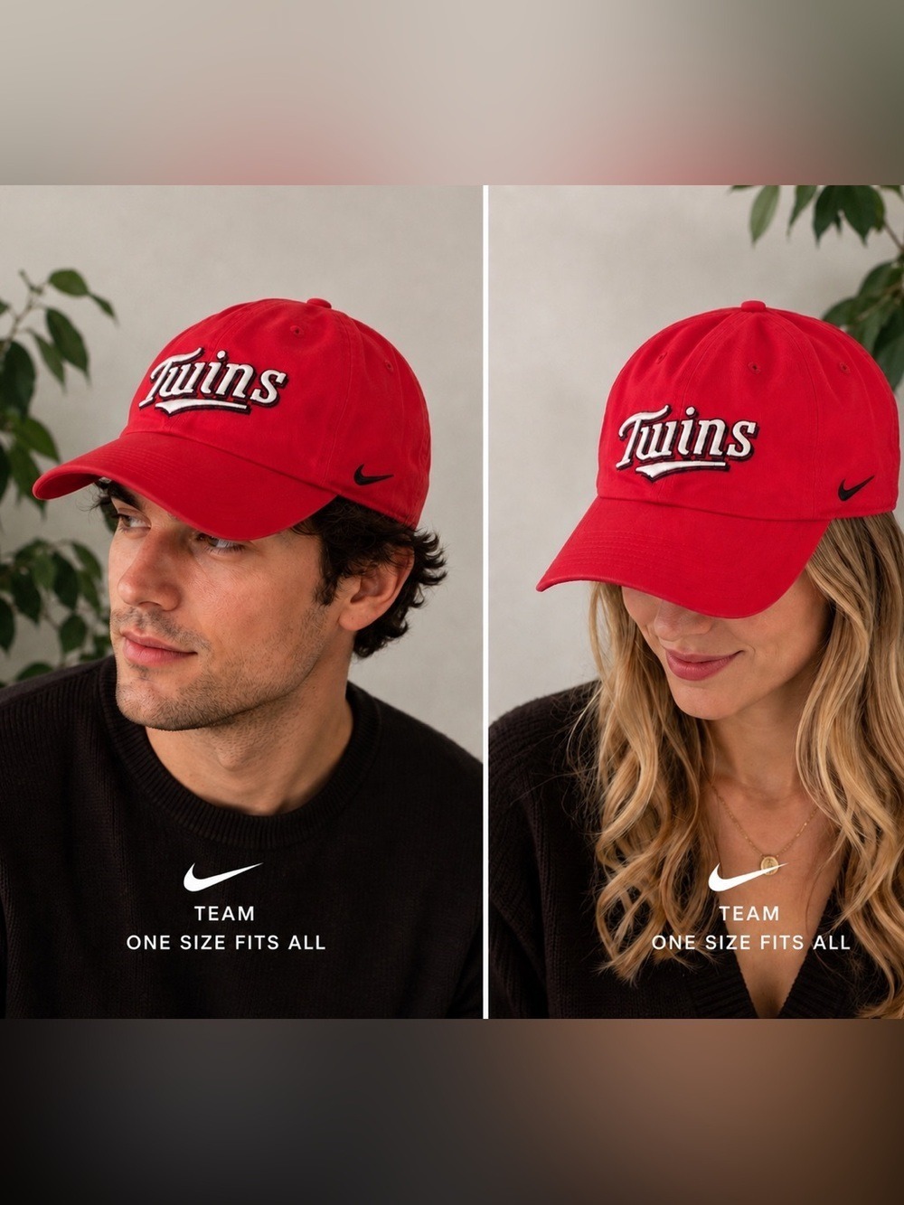 Nike Team MLB Minnesota Twins Red Adjustable Hat One Size Fits All
UNISEX